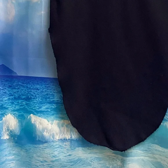 Frank & Eileen DONEGAL Unforgettable Tie Waist Skirt TRIPLE FLEECE Size: M Black - Picture 7 of 16